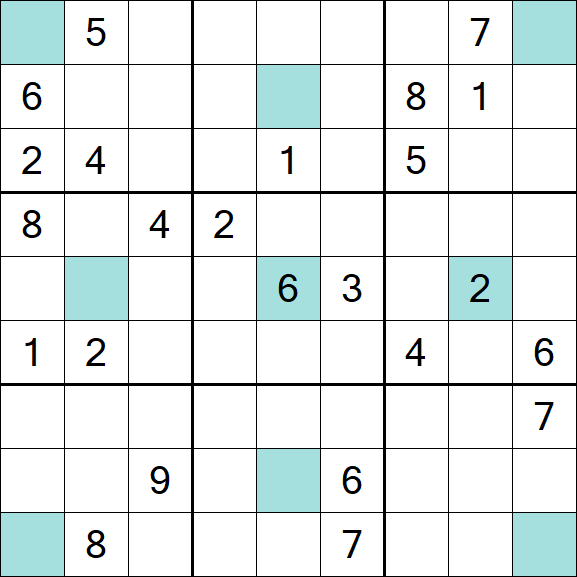 Girandola Sudoku - Difícil