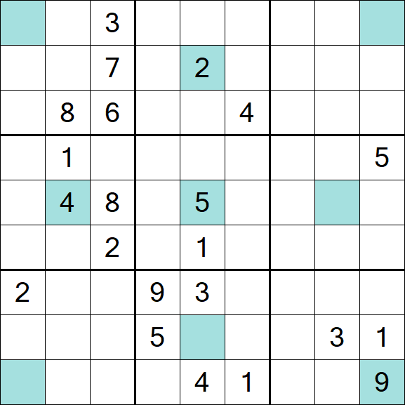 Girandola Sudoku - Difícil