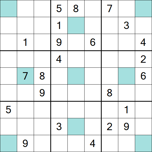 Girandola Sudoku - Difficile