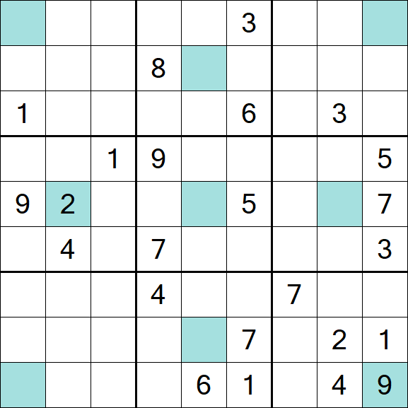 Girandola Sudoku - Difficile