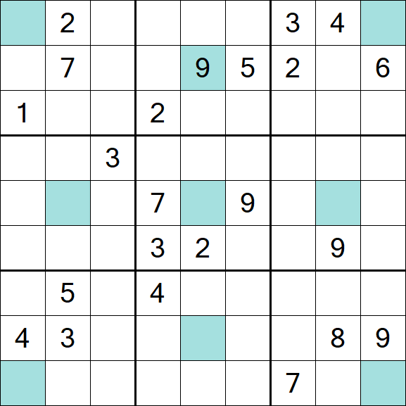 Girandola Sudoku - Difícil