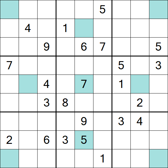 Girandola Sudoku - Difícil