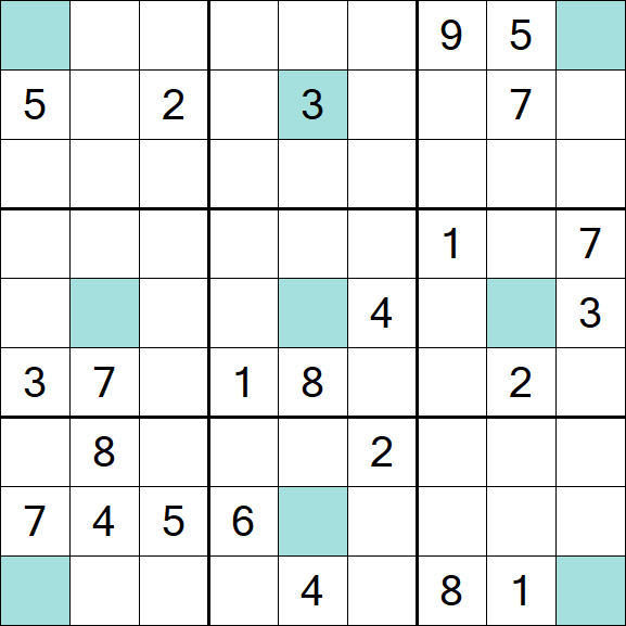 Girandola Sudoku - Difficile