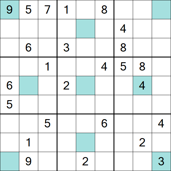 Girandola Sudoku - Difficile