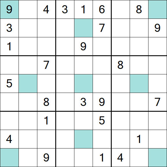 Girandola Sudoku - Difficile