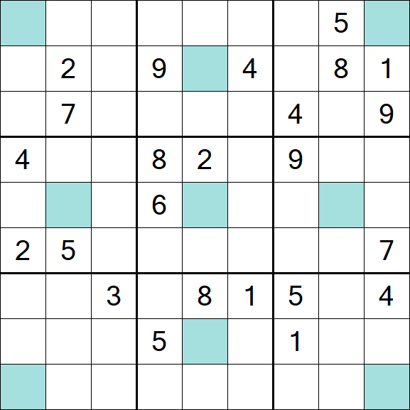 Girandola Sudoku - Difícil