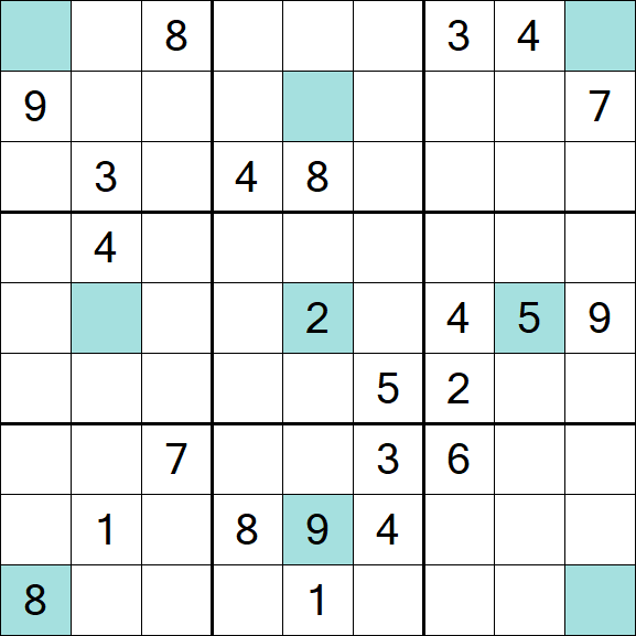Girandola Sudoku - Difícil