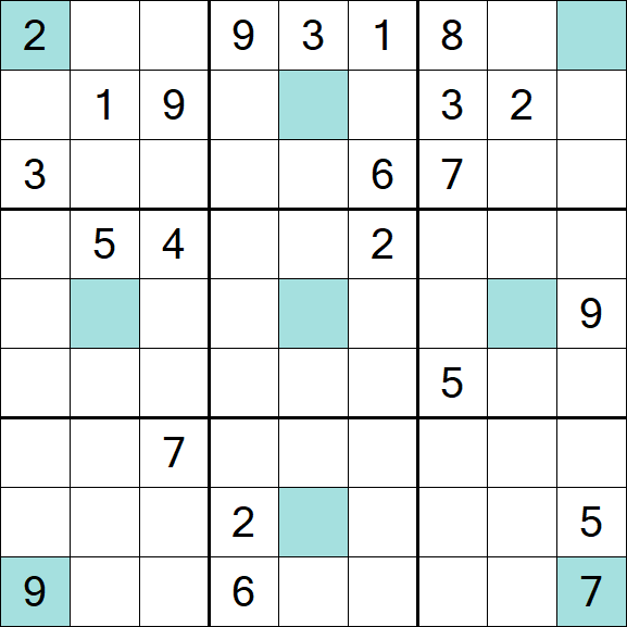 Girandola Sudoku - Hard