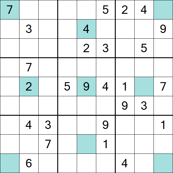 Girandola Sudoku - Difícil