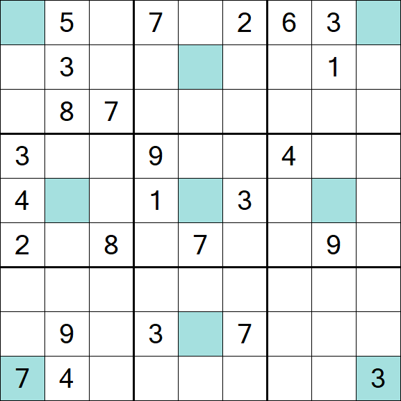 Girandola Sudoku - Difficile