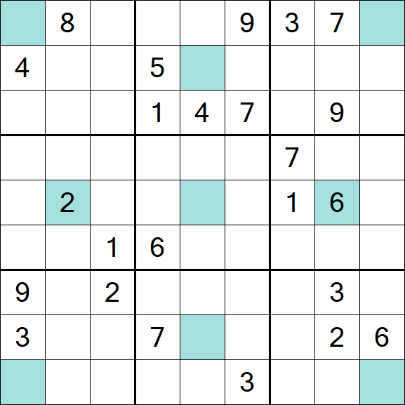 Girandola Sudoku - Difficile