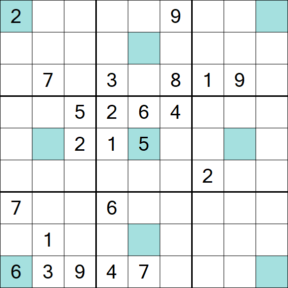 Girandola Sudoku - Difficile