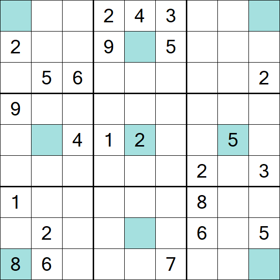 Girandola Sudoku - Schwierig