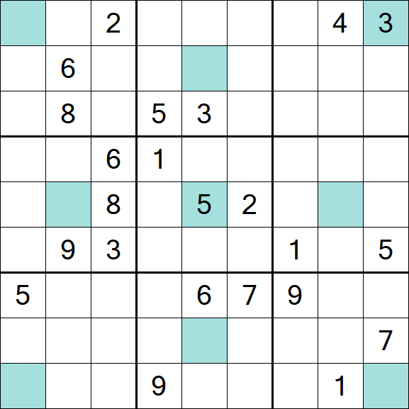 Girandola Sudoku - Difícil