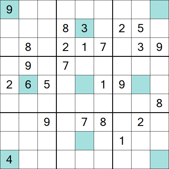 Girandola Sudoku - Difícil