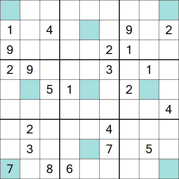 Girandola Sudoku - Difícil