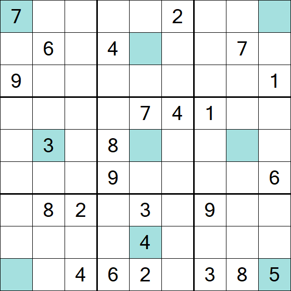 Girandola Sudoku - Difícil