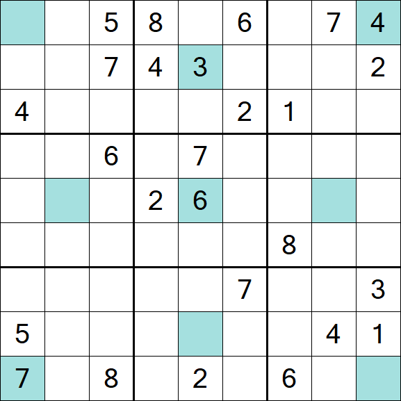 Girandola Sudoku - Difícil
