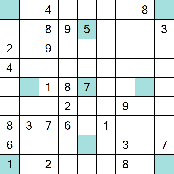 Girandola Sudoku - Difícil