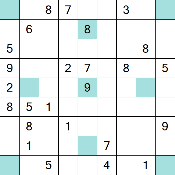 Girandola Sudoku - Difícil