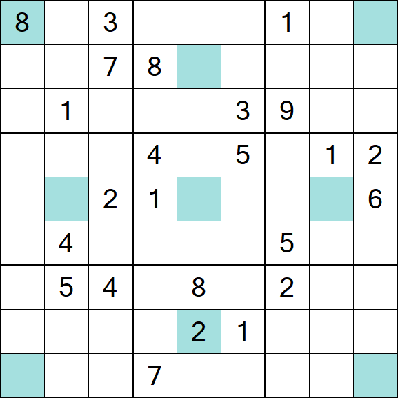 Girandola Sudoku - Difícil