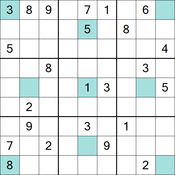 Girandola Sudoku - Difícil
