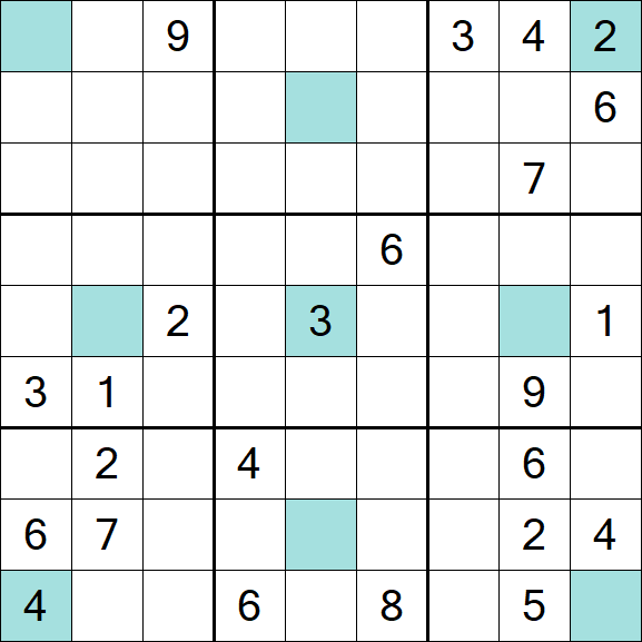Girandola Sudoku - Difícil