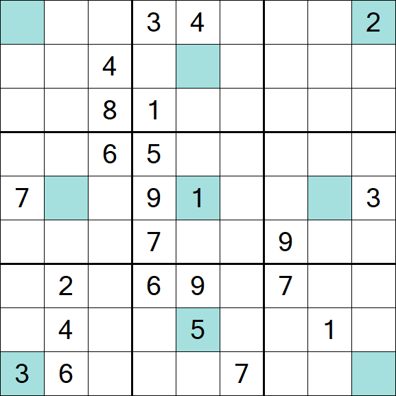 Girandola Sudoku - Difícil