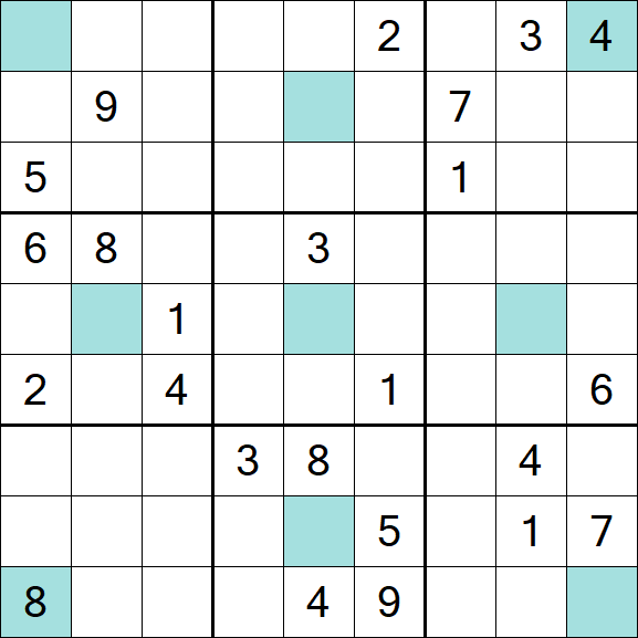 Girandola Sudoku - Difícil