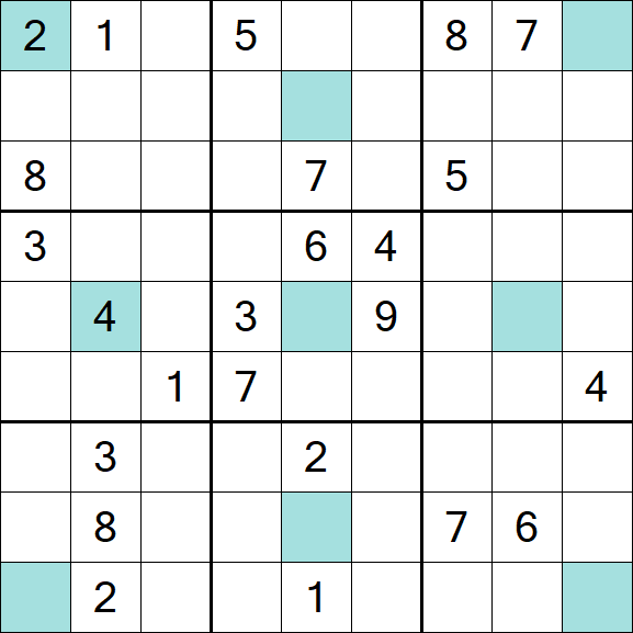 Girandola Sudoku - Difícil