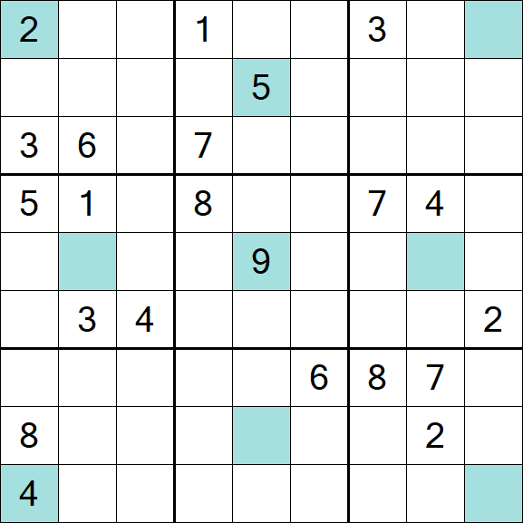 Girandola Sudoku - Difícil