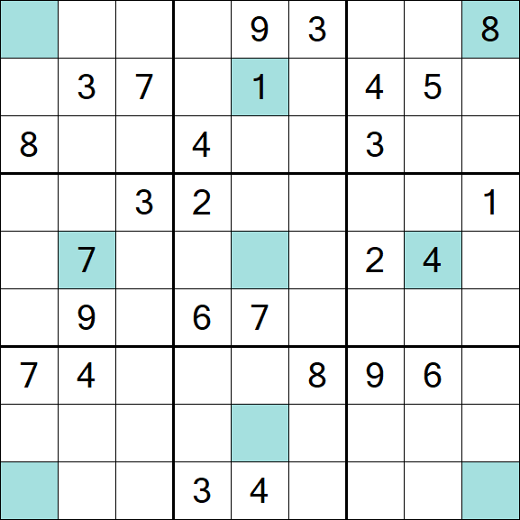 Girandola Sudoku - Difícil