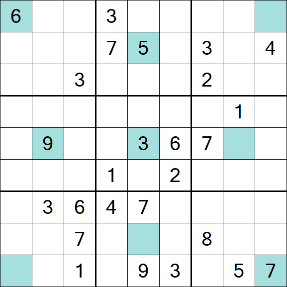 Girandola Sudoku - Difícil