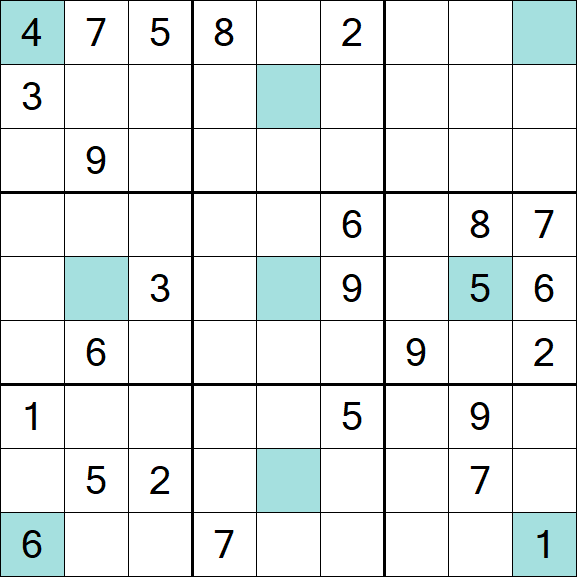 Girandola Sudoku - Difícil