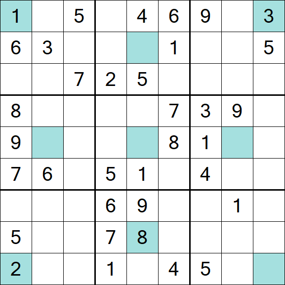 Girandola Sudoku - Moyen