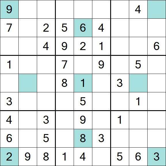 Girandola Sudoku - Medium