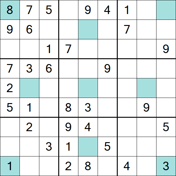 Girandola Sudoku - Medio