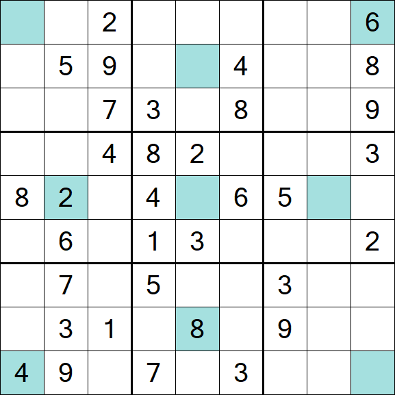 Girandola Sudoku - Moyen