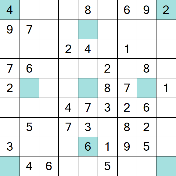 Girandola Sudoku - Moyen
