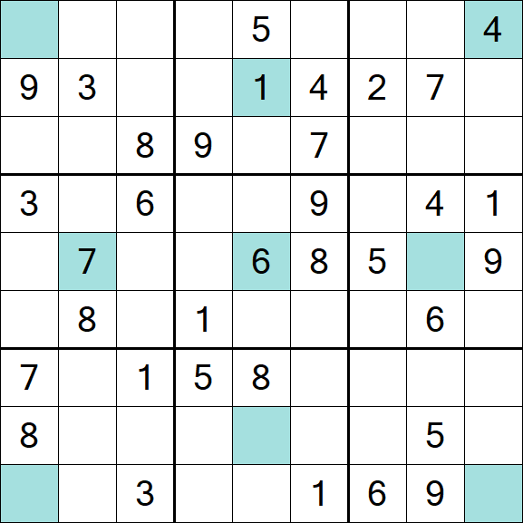 Girandola Sudoku - Mittel