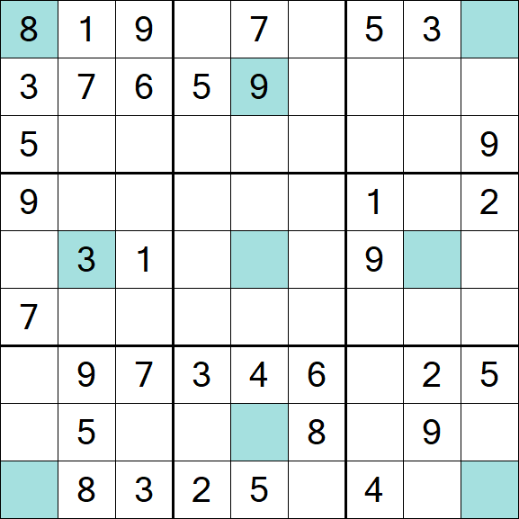 Girandola Sudoku - Medium