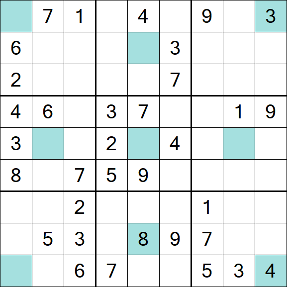 Girandola Sudoku - Medium