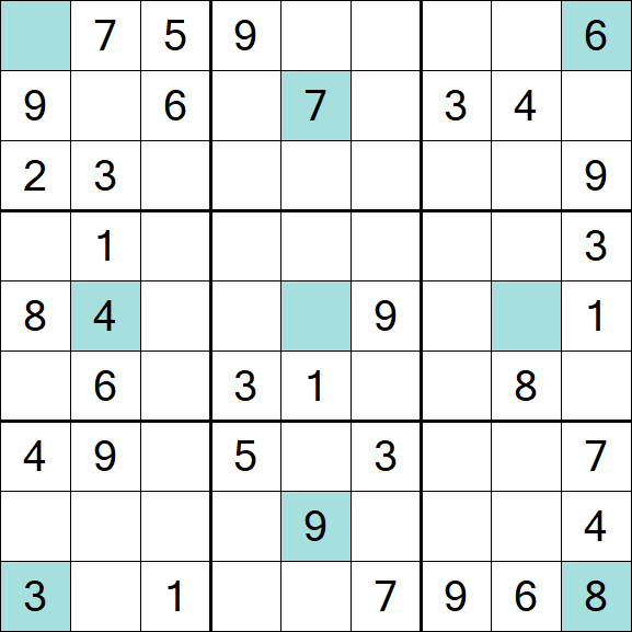 Girandola Sudoku - Moyen