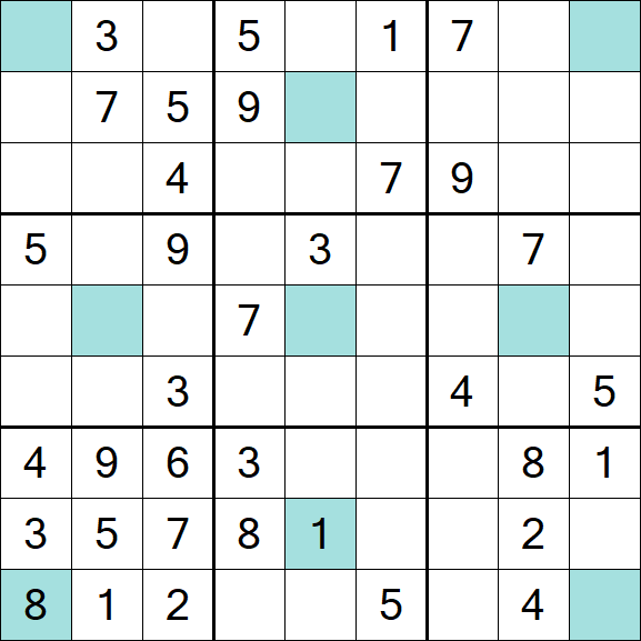 Girandola Sudoku - Moyen