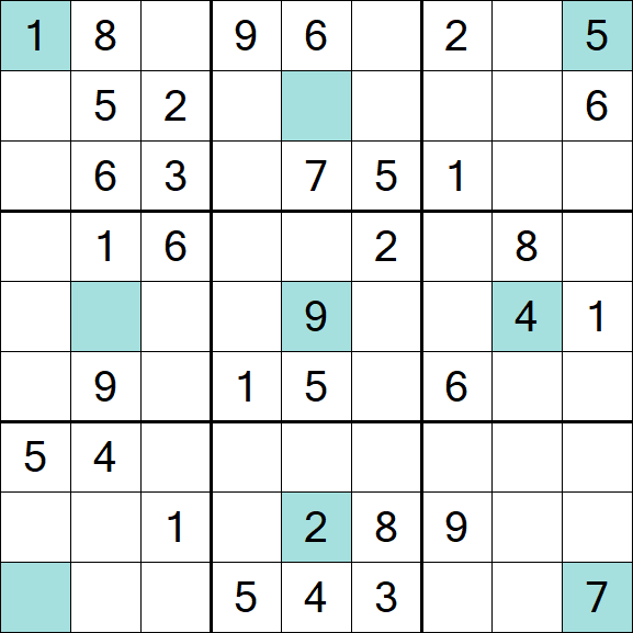Girandola Sudoku - Moyen