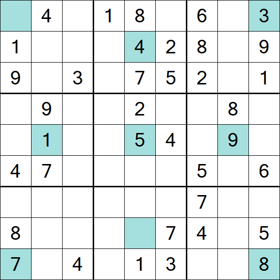 Girandola Sudoku - Moyen