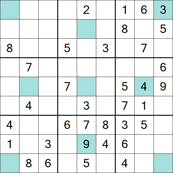 Girandola Sudoku - Moyen