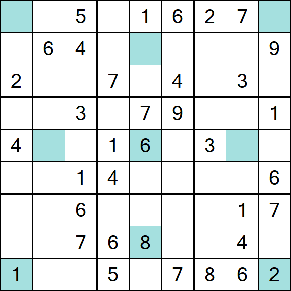 Girandola Sudoku - Moyen