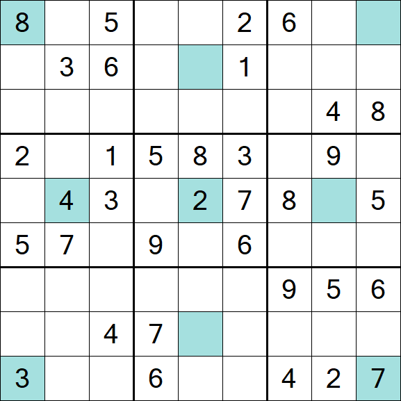 Girandola Sudoku - Moyen