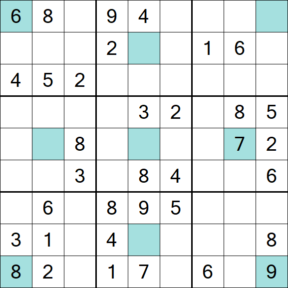 Girandola Sudoku - Moyen